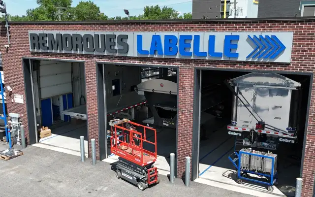 Garage de réparation de remorques Remorques Labelle, 1400 rue de Jaffa à Laval